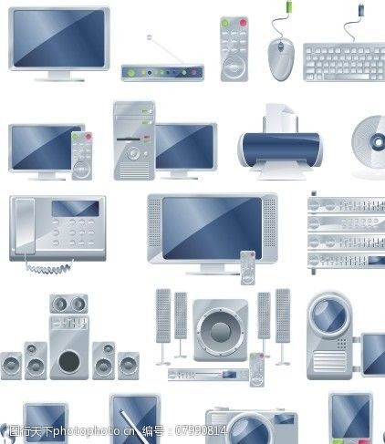 手机、家电与电子产品图赏 现代家用科技的智慧交响